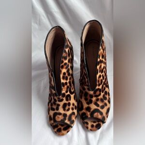 Halogen Leopard Print Slip-On Women's Shoes - Brown/Black